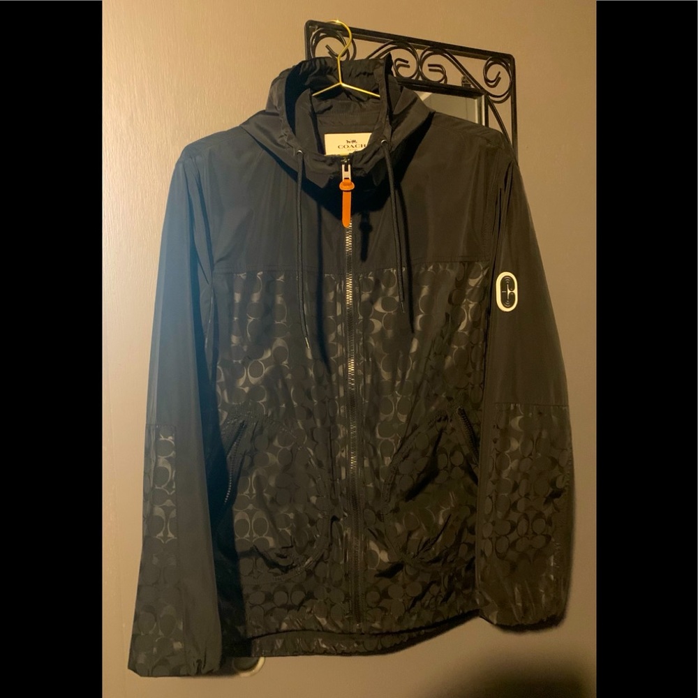 Coach Men’s Large Mixed Media Jacket.